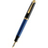 Pelikan Souveran Fountain Pen - M400 Black/Blue-Pen Boutique Ltd