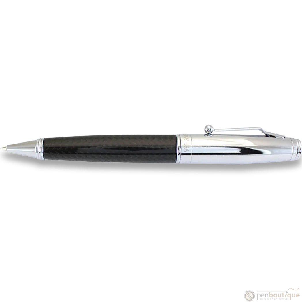 Monteverde Invincia Chrome/CF Ballpoint Pen-Pen Boutique Ltd