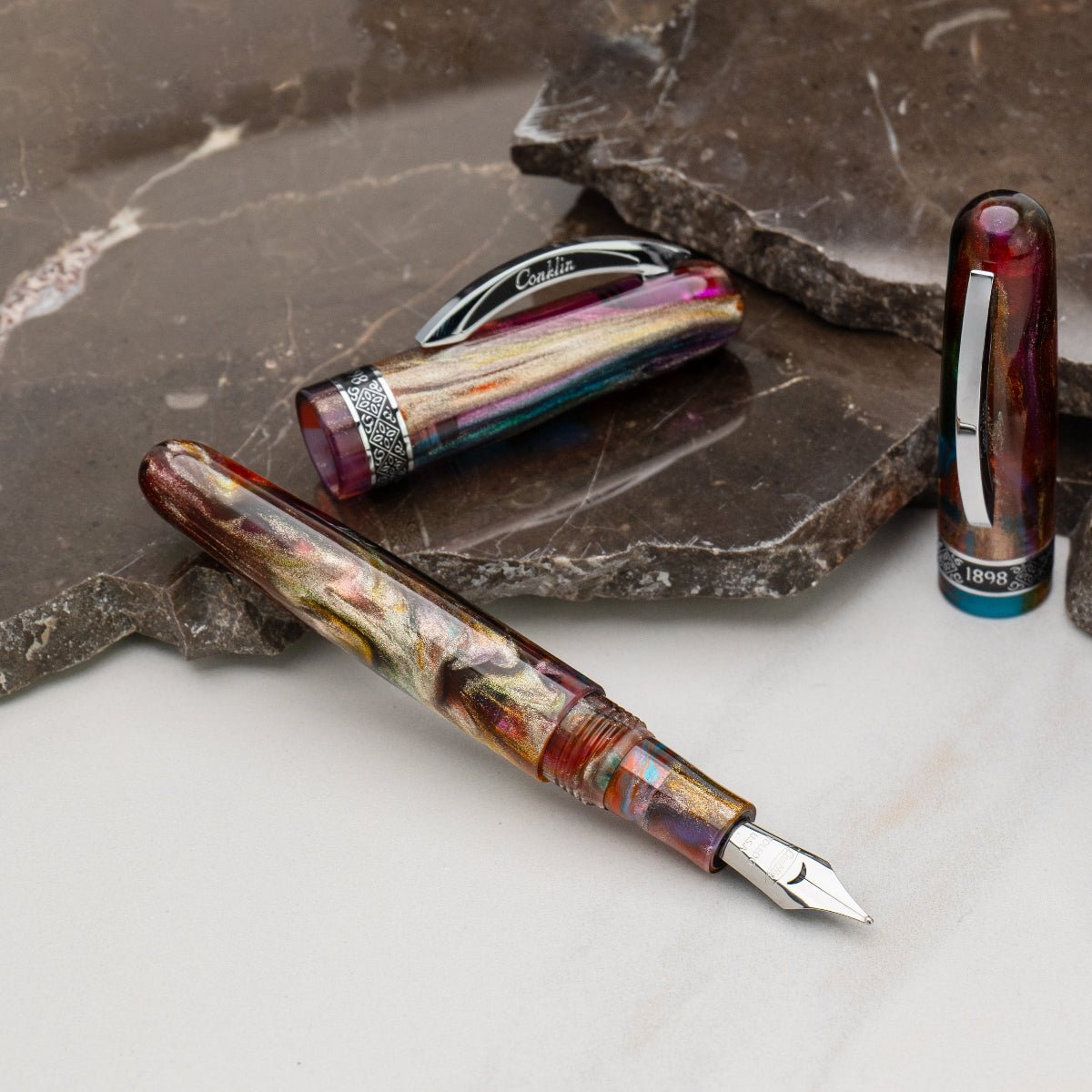 Conklin 1898 Collection Fountain Pen - Primary Manipulation 5.0 (Limited Edition) - Pen Boutique Ltd