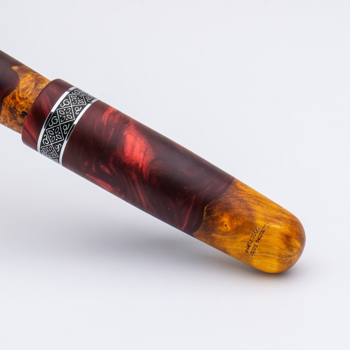 Conklin 1898 Collection Fountain Pen - Spectra Burgundy Fusion - Chrome Trim (Limited Edition)