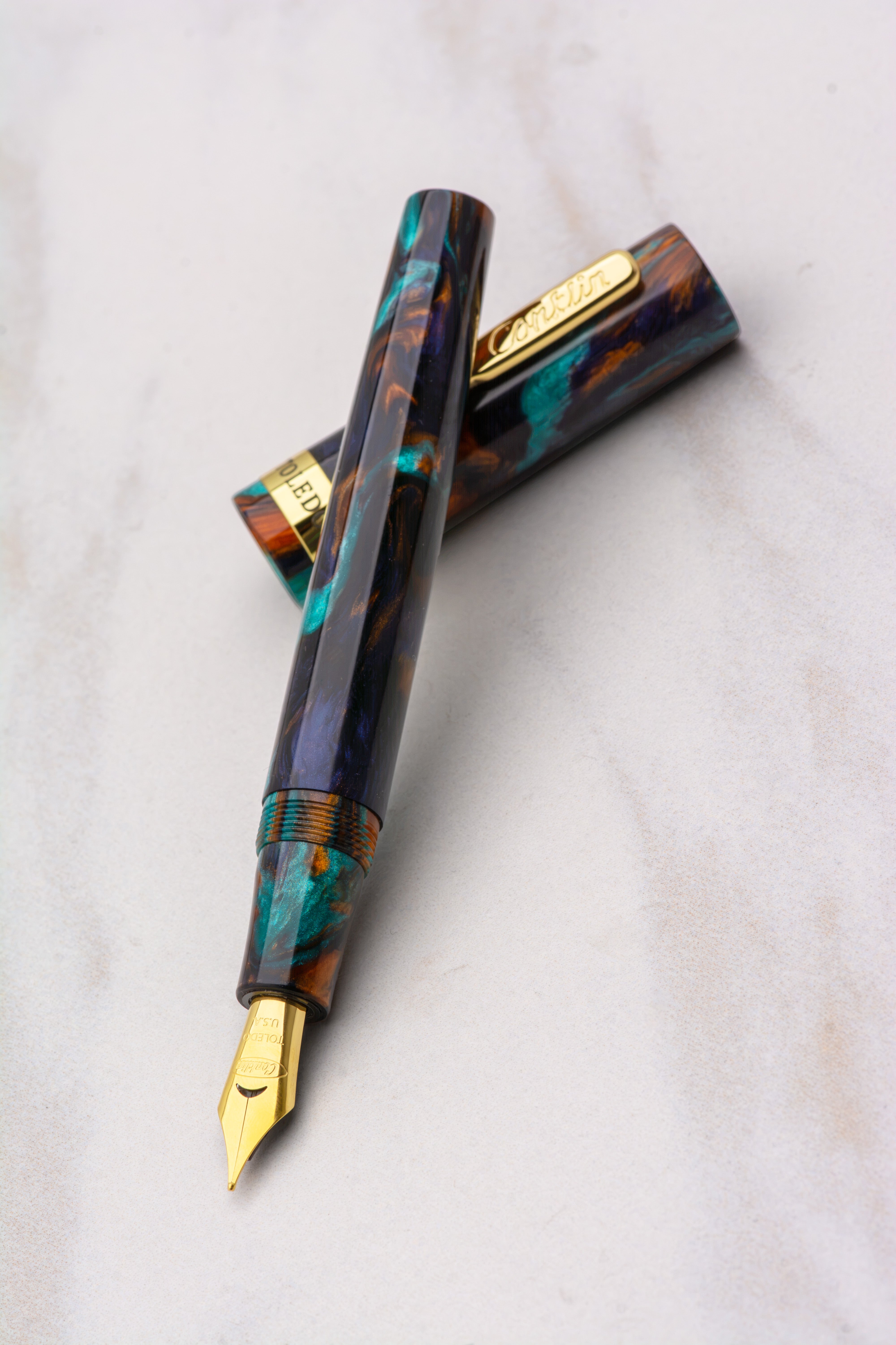 Conklin Toledo Fountain Pen - Bohemian Twilight Light Shadow (Pen Boutique Exclusive)-Pen Boutique Ltd
