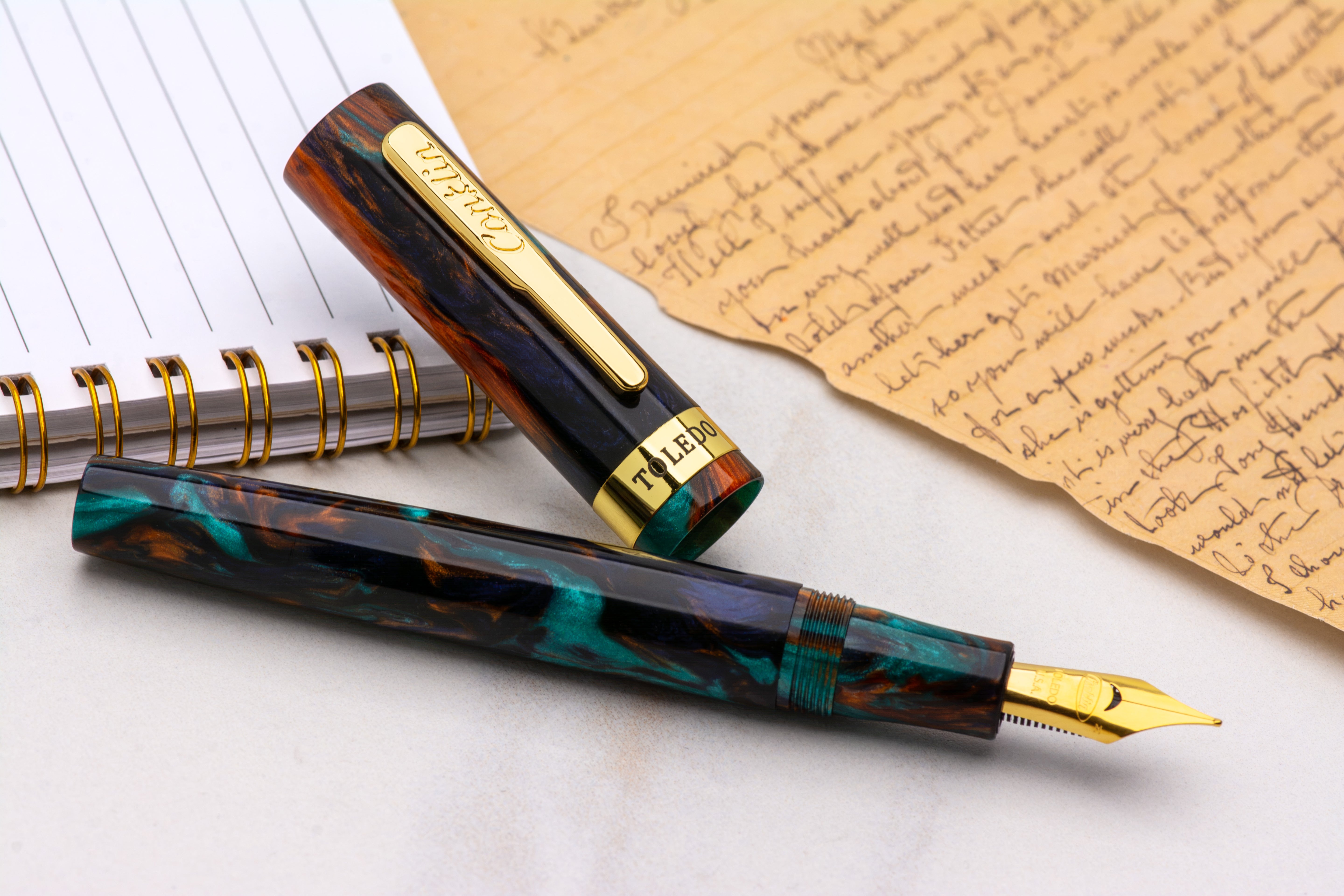 Conklin Toledo Fountain Pen - Bohemian Twilight Light Shadow (Pen Boutique Exclusive)-Pen Boutique Ltd