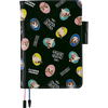 Hobonichi English Book & Cover - Candy Stripper: Random Dog & Cat (Black) - A5 (January Start) - Pen Boutique Ltd