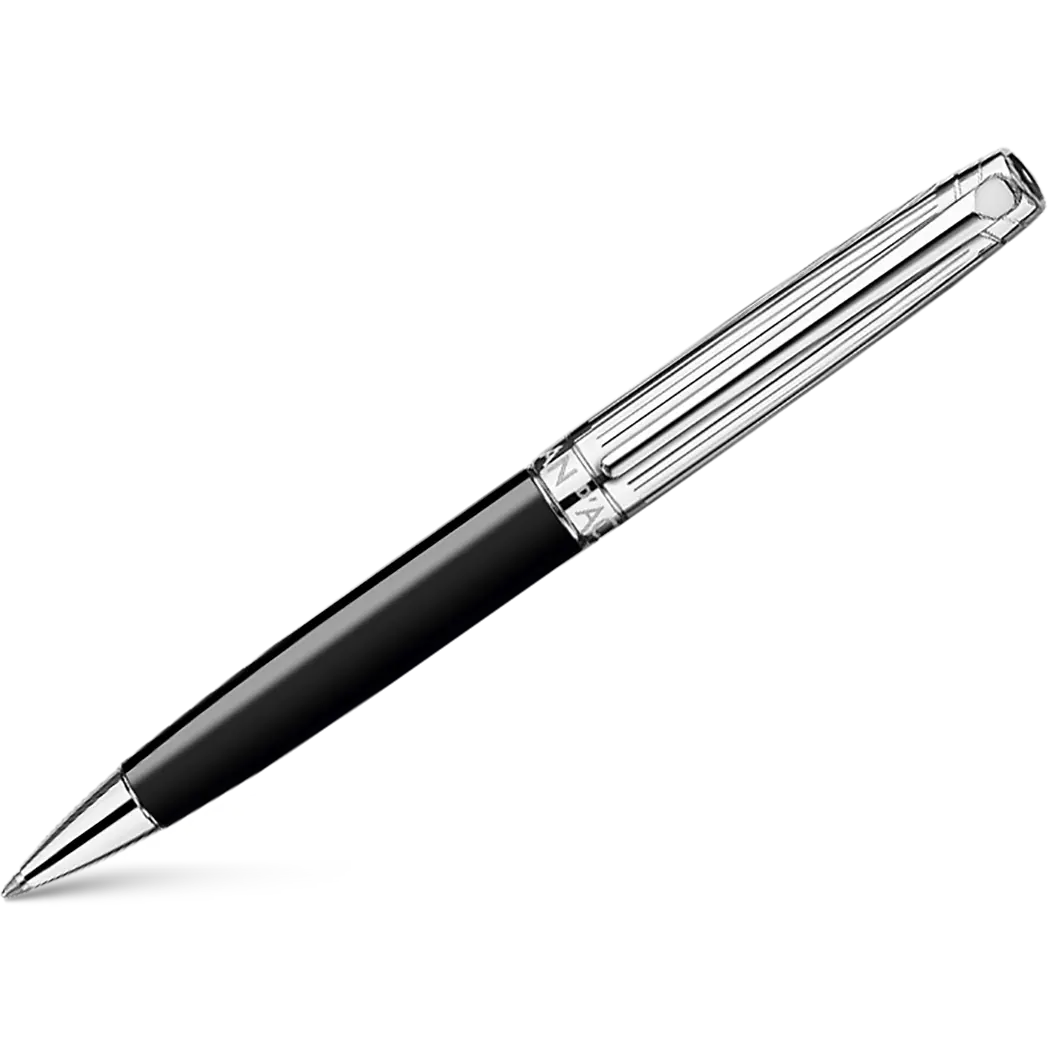 Caran d Ache Leman Bicolor Ballpoint Pen - Black-Pen Boutique Ltd