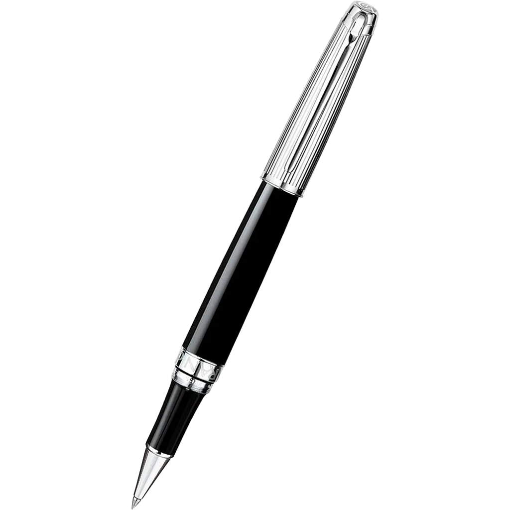 Caran d Ache Leman Bicolor Rollerball Pen - Black-Pen Boutique Ltd