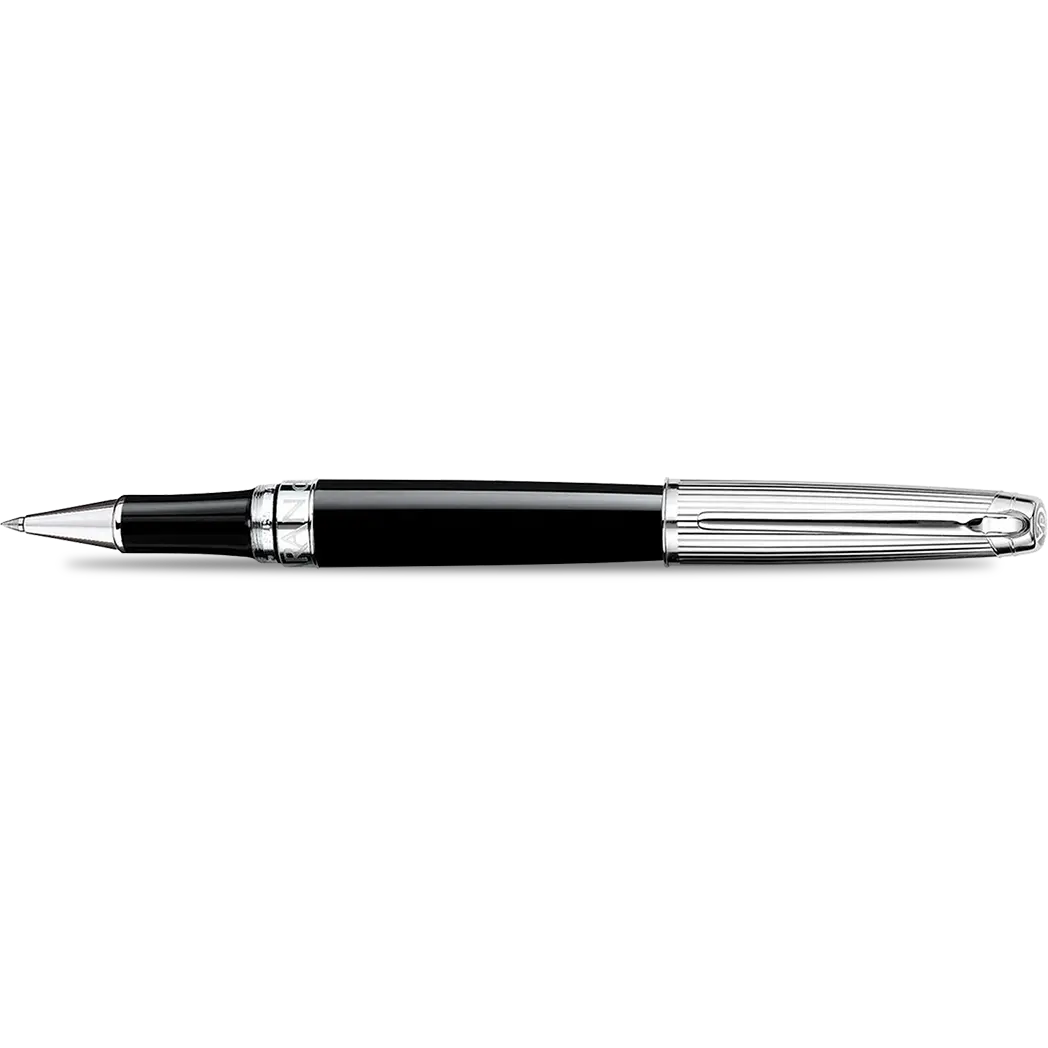 Caran d Ache Leman Bicolor Rollerball Pen - Black-Pen Boutique Ltd