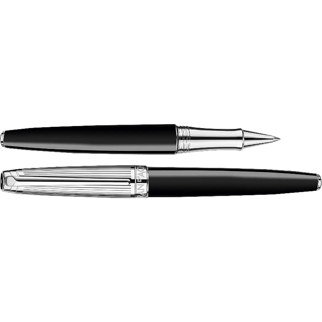 Caran d Ache Leman Bicolor Rollerball Pen - Black-Pen Boutique Ltd