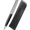 Caran d'Ache Leman Gift Set - Damier Ballpoint Pen & Leather Case (Special Edition) - Pen Boutique Ltd