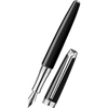 Caran d Ache Leman Fountain Pen - Ebony Black - Rhodium Trim-Pen Boutique Ltd