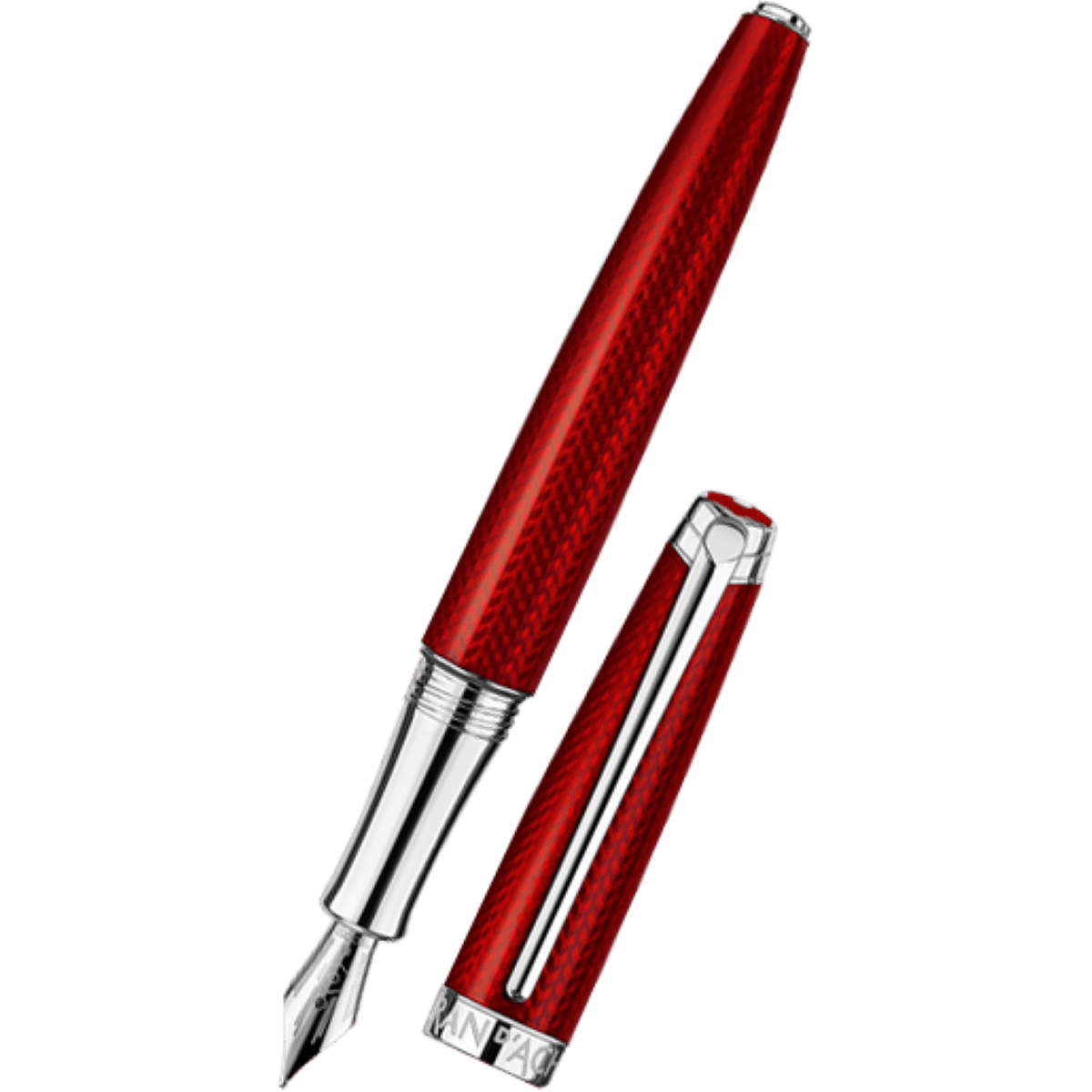 Caran d Ache Leman V2 Rouge Carmin Fountain Pen - Pen Boutique Ltd