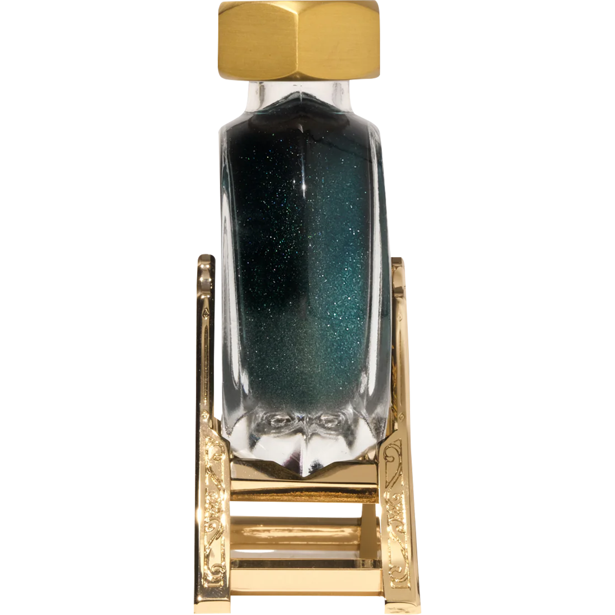 Ferris Wheel Press Ink Bottle - Carriage - 38ml (Gold Polished Edition)-Pen Boutique Ltd