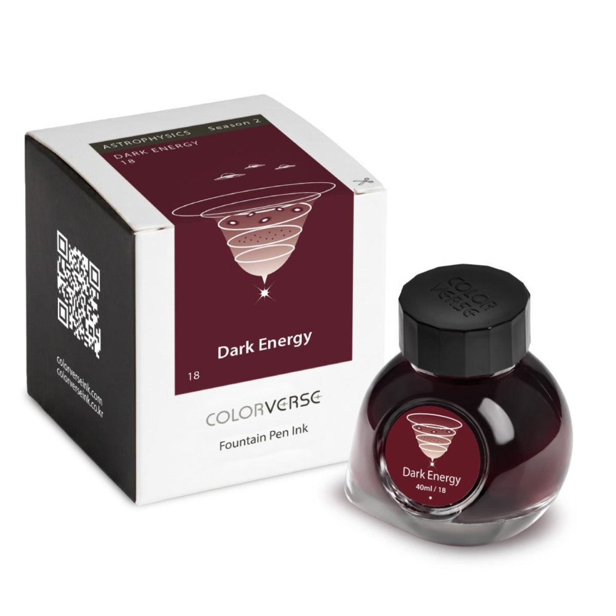 Colorverse Season 2 : Astrophysics Ink Bottle No. 18 - Dark Energy 40ml-Pen Boutique Ltd