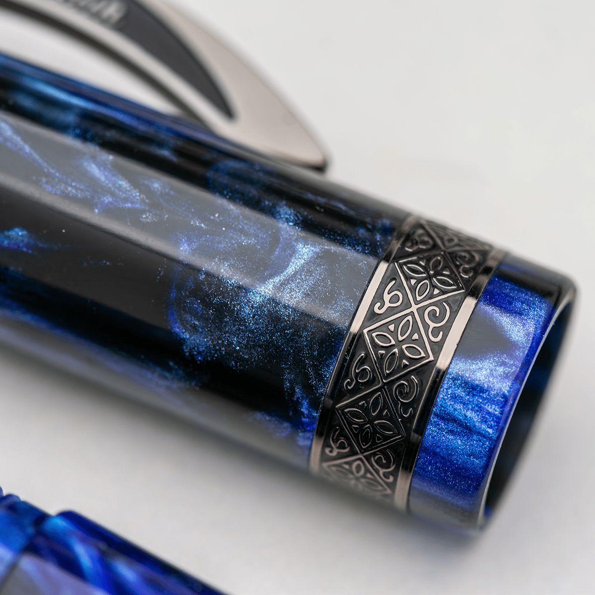 Conklin 1898 Collection Fountain Pen - Limited Edition - Mystic Soul "MIDNIGHT STATIC" - Gunmetal Trim (Pen Boutique Exclusive) - Pen Boutique Ltd