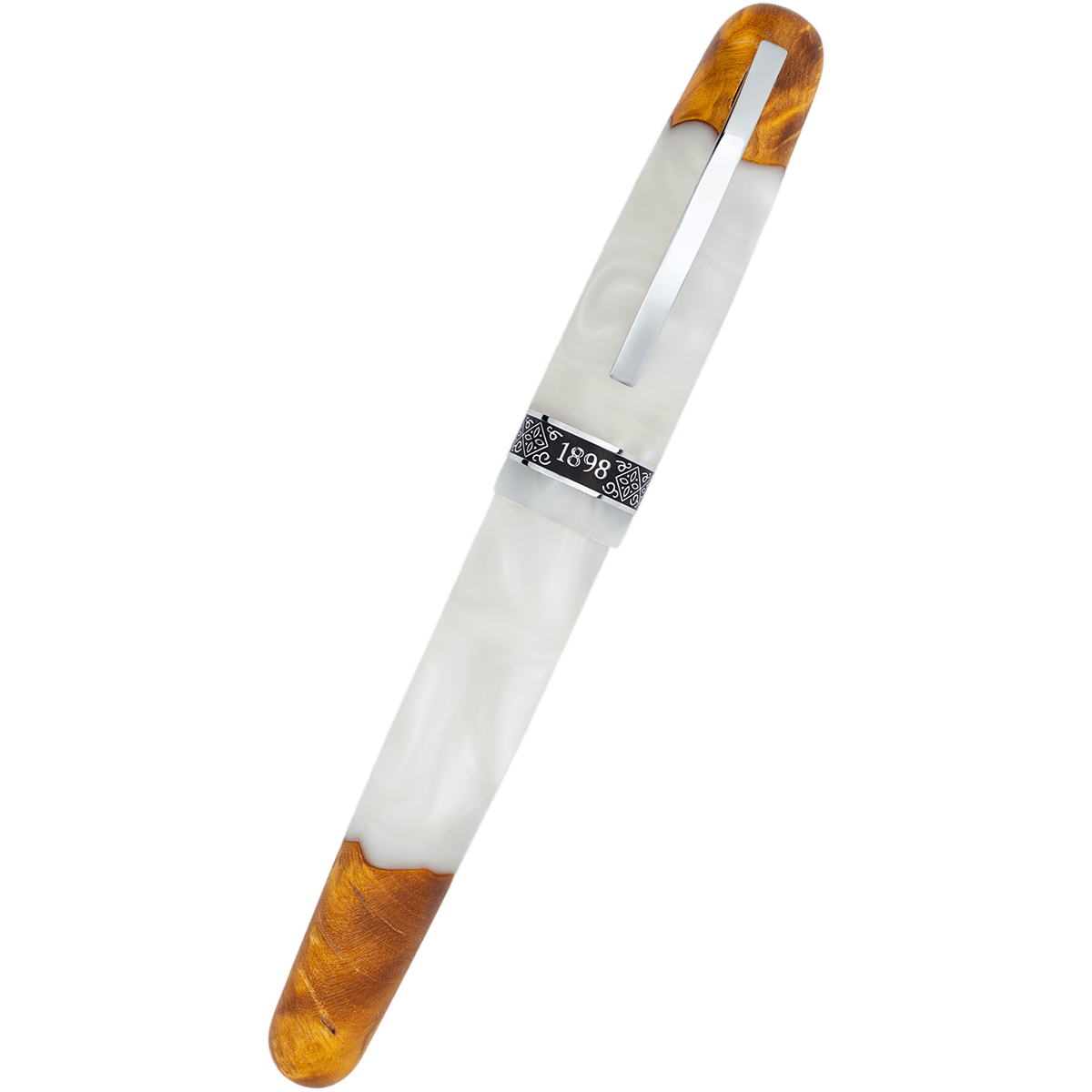 Conklin 1898 Collection Fountain Pen - Spectra White Fusion - Pen Boutique Ltd