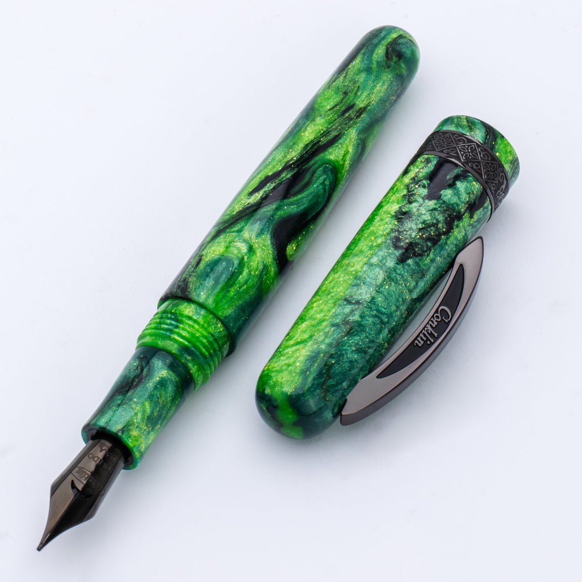 Conklin 1898 Fountain Pen - Clover Valley - Gunmetal Trim (Limited Edition) - Pen Boutique Ltd