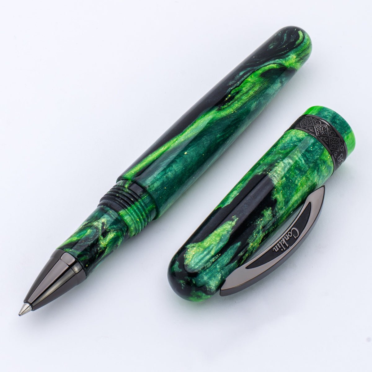 Conklin 1898 Rollerball Pen - Clover Valley - Gunmetal Trim (Limited Edition) - Pen Boutique Ltd