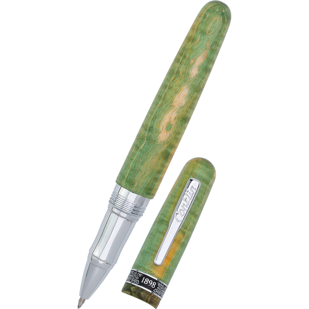 Conklin 1898 Rollerball Pen - Stabilized Wood Matte Green (Limited Edition)-Pen Boutique Ltd