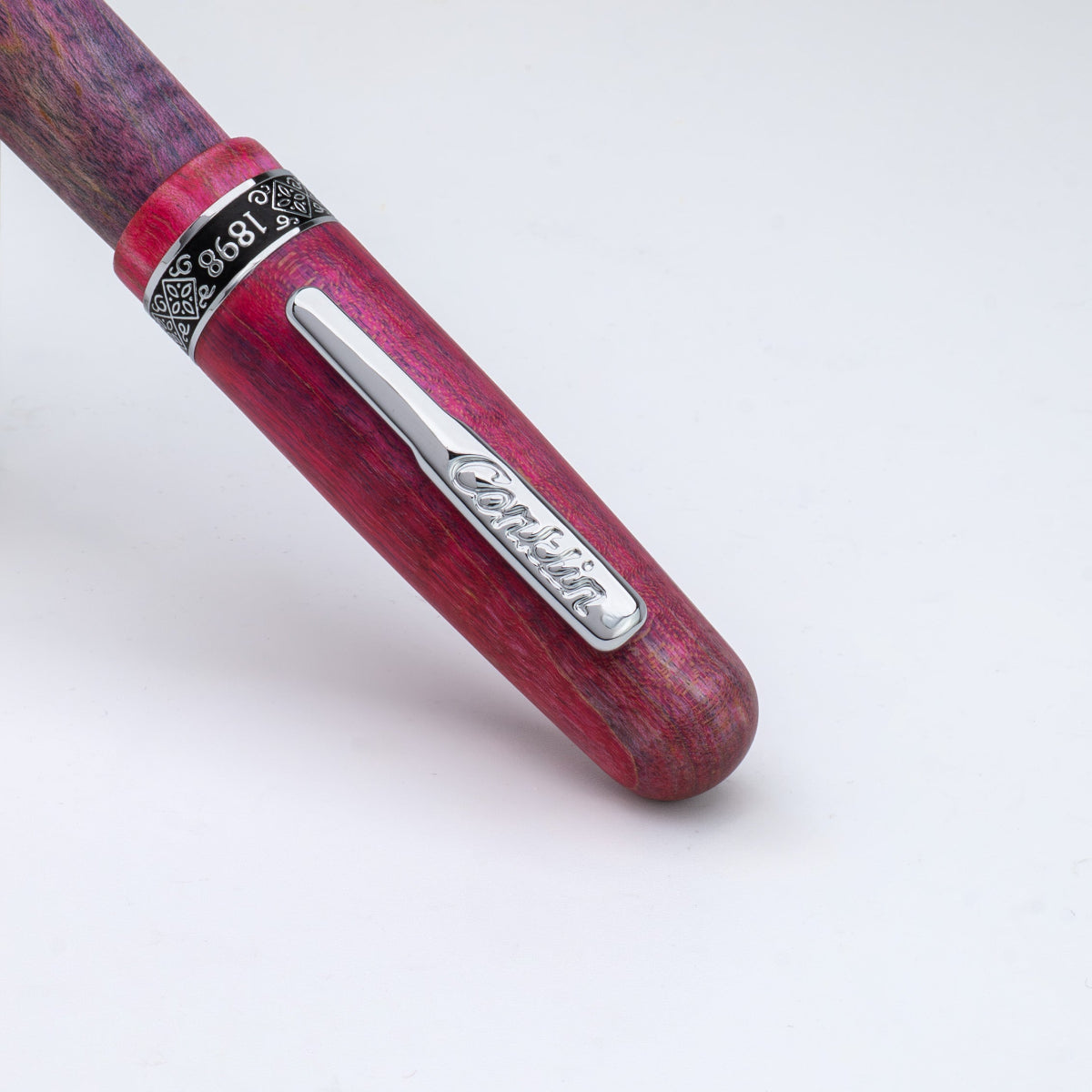 Conklin 1898 Rollerball Pen - Stabilized Wood Matte Purple (Limited Edition)-Pen Boutique Ltd