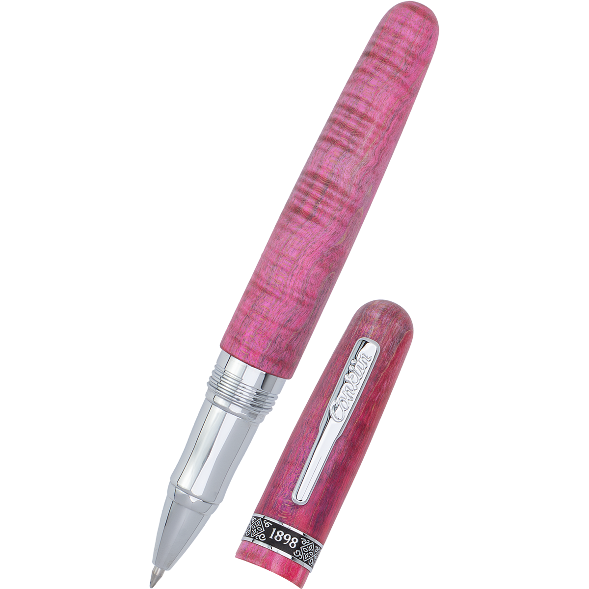 Conklin 1898 Rollerball Pen - Stabilized Wood Matte Purple (Limited Edition)-Pen Boutique Ltd