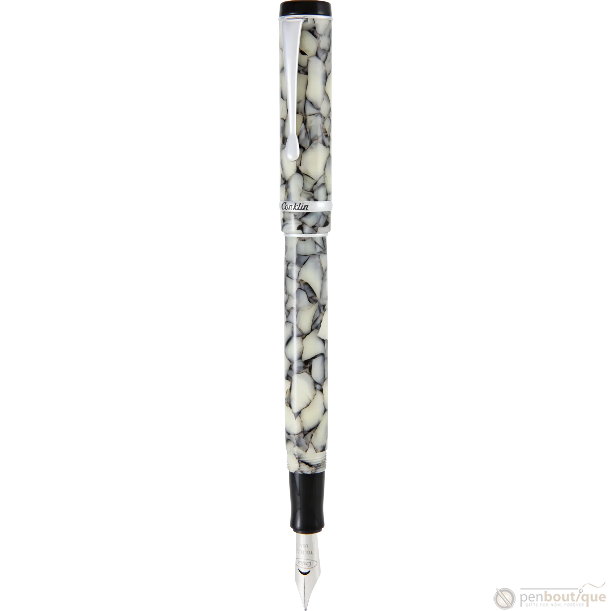 Conklin Duragraph Fountain Pen - Cracked Ice-Pen Boutique Ltd