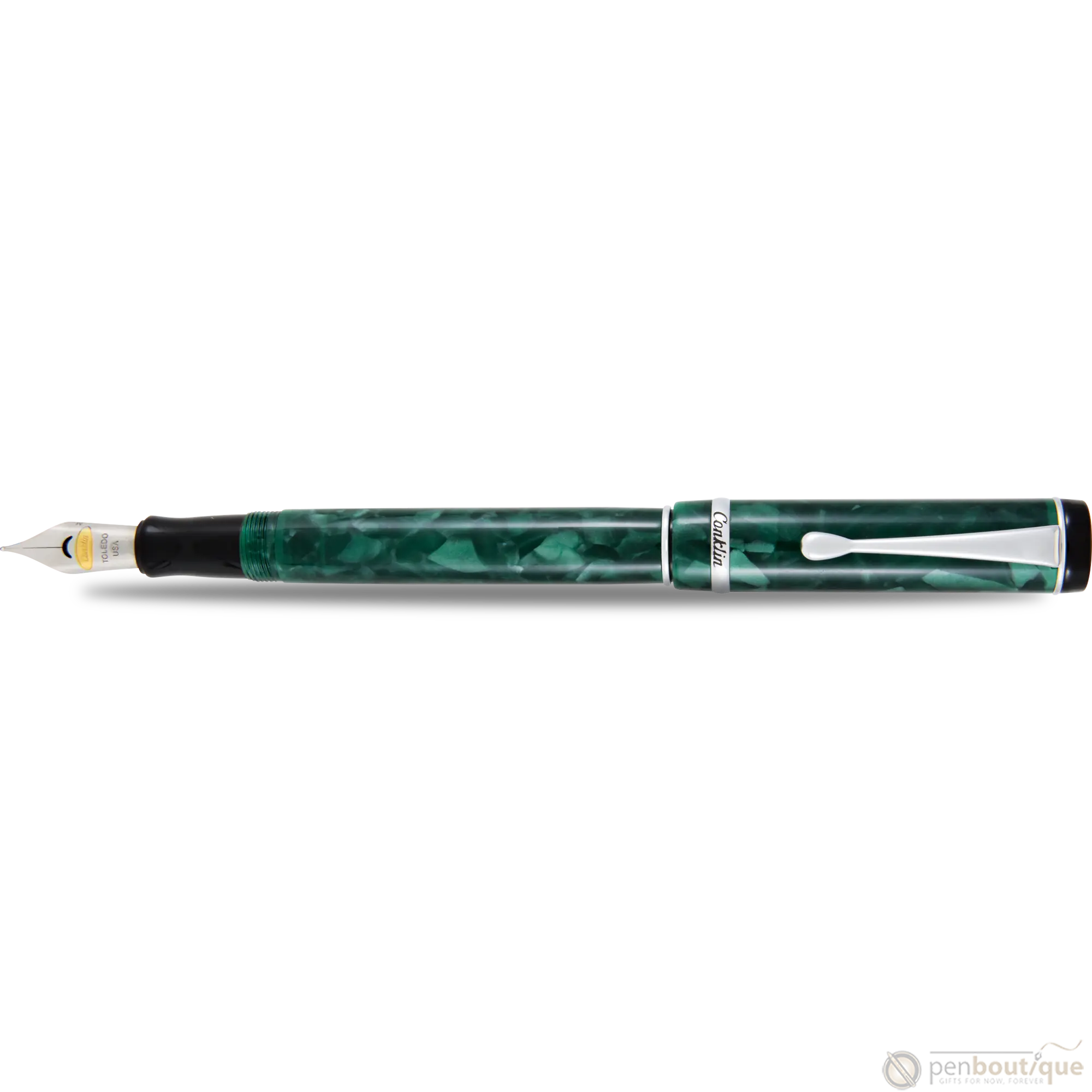 Conklin Duragraph Fountain Pen - Forest Green-Pen Boutique Ltd