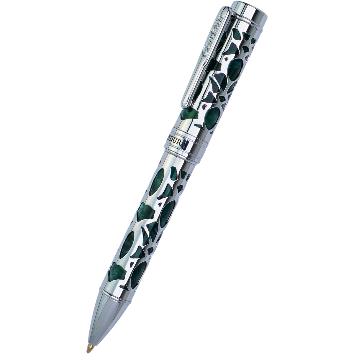 Conklin Endura Ballpoint Pen - Deco Crest Green-Pen Boutique Ltd
