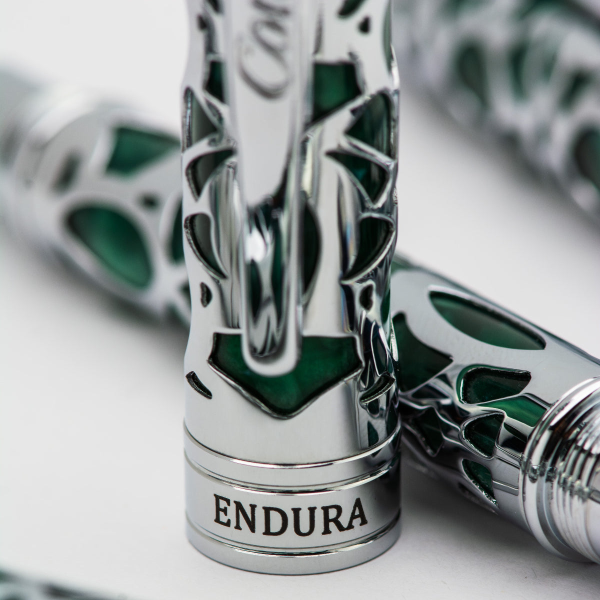 Conklin Endura Ballpoint Pen - Deco Crest Green-Pen Boutique Ltd