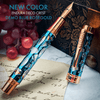 Conklin Endura Fountain Pen - Deco Crest Demo Blue - Rose Gold Trim - Pen Boutique Ltd