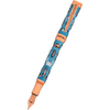 Conklin Endura Fountain Pen - Deco Crest Demo Blue - Rose Gold Trim - Pen Boutique Ltd