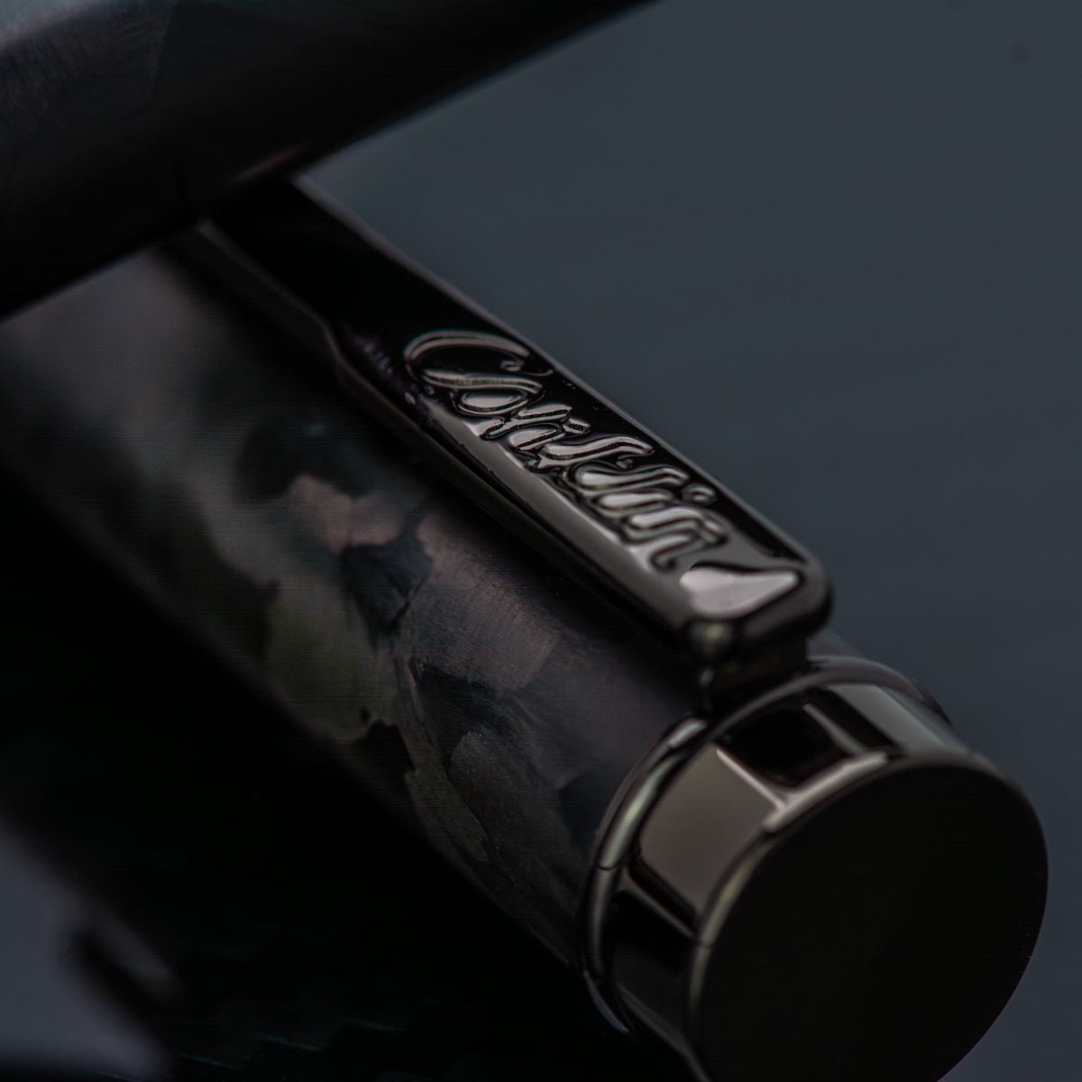 Conklin Endura Fountain Pen - Forged Carbon Fiber - Gunmetal Trim (Numbered Edition) - Pen Boutique Ltd
