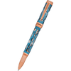 Conklin Endura Rollerball Pen - Deco Crest Demo Blue - Rose Gold Trim - Pen Boutique Ltd