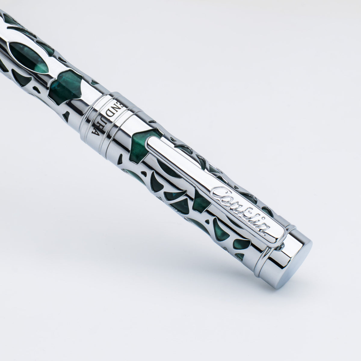 Conklin Endura Rollerball Pen - Deco Crest Green-Pen Boutique Ltd