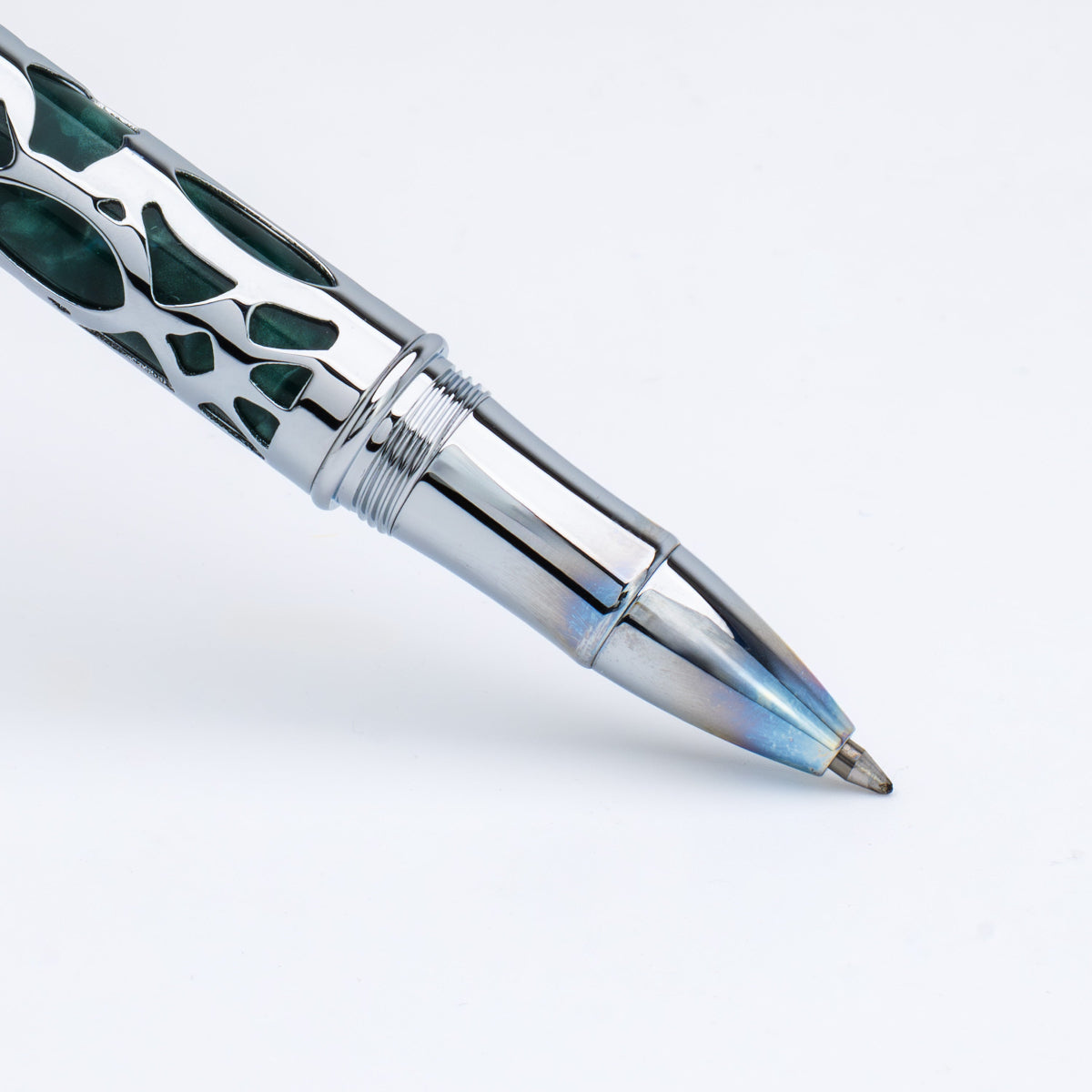 Conklin Endura Rollerball Pen - Deco Crest Green-Pen Boutique Ltd