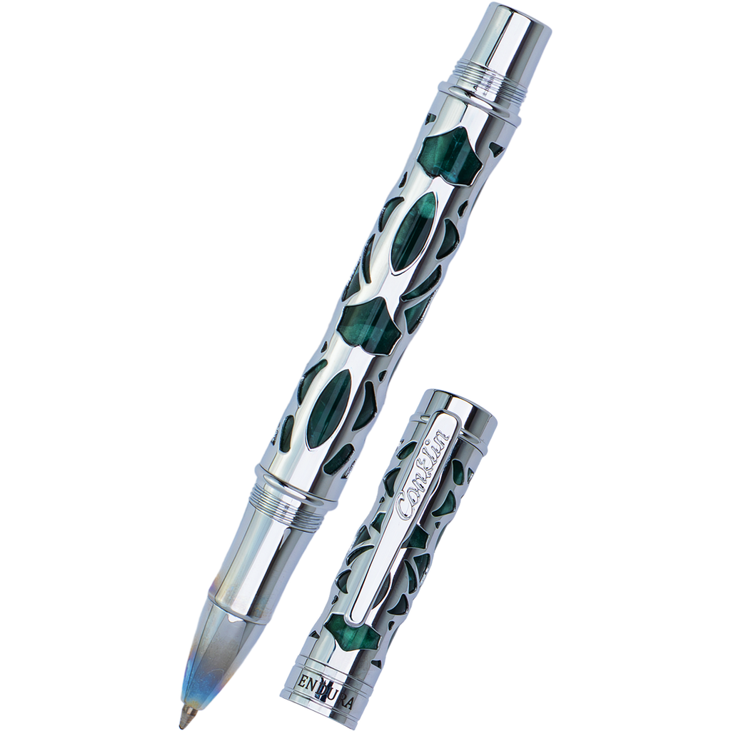 Conklin Endura Rollerball Pen - Deco Crest Green-Pen Boutique Ltd