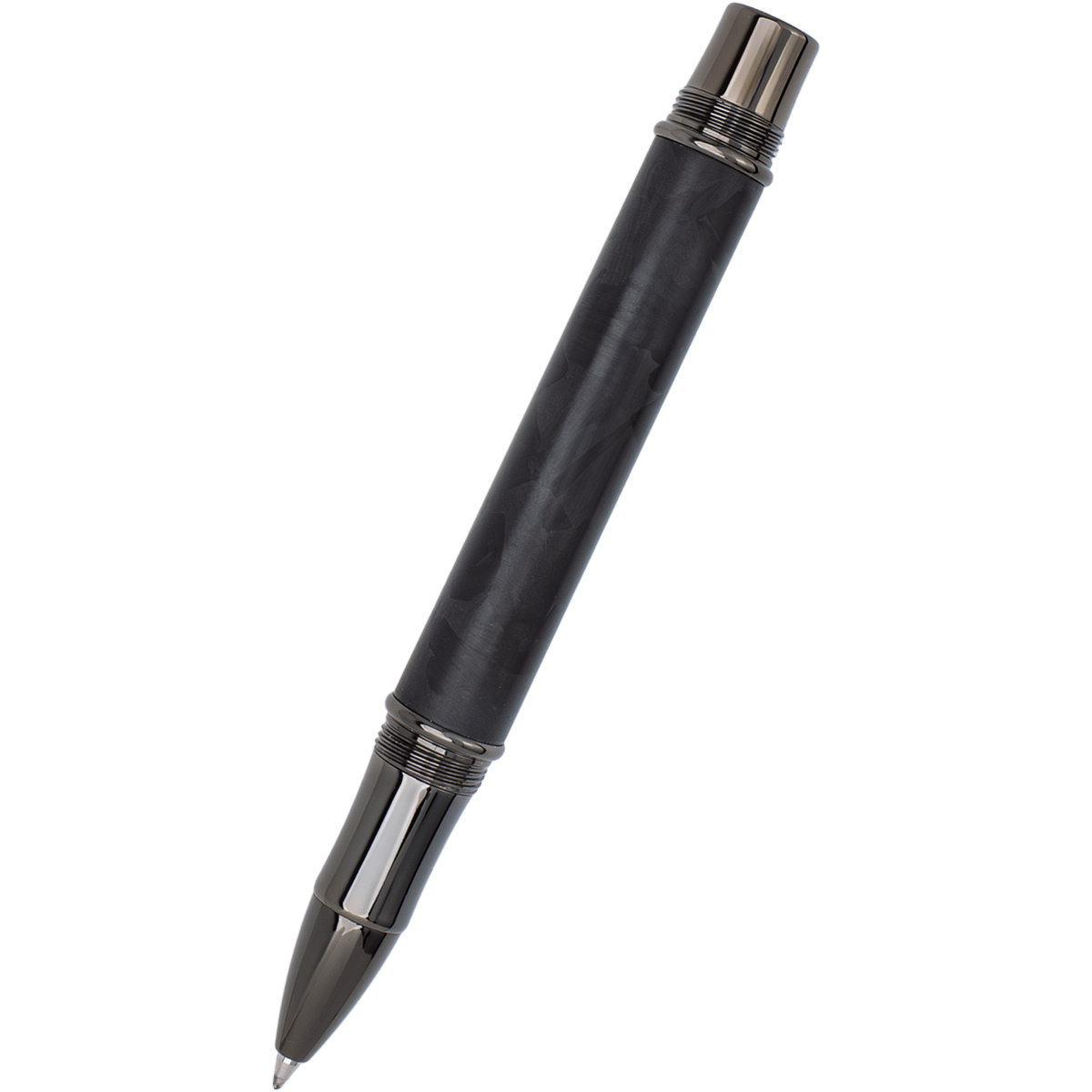 Conklin Endura Rollerball Pen - Forged Carbon Fiber - Gunmetal Trim (Numbered Edition) - Pen Boutique Ltd
