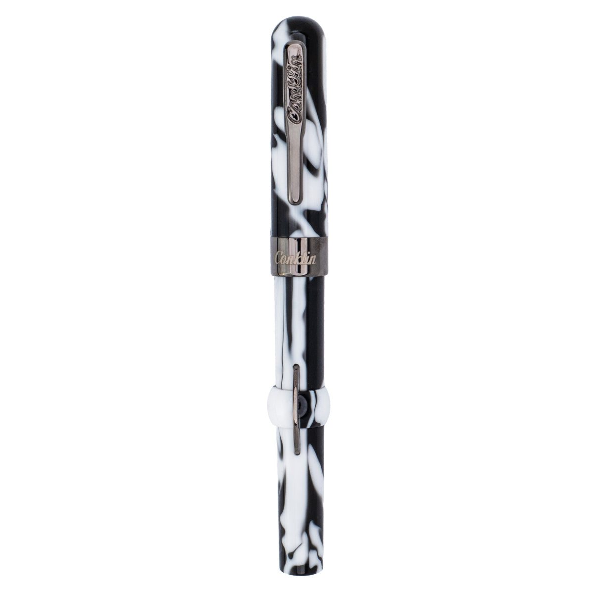 Conklin Mark Twain Fountain Pen - Limited Edition - Black/White-Pen Boutique Ltd