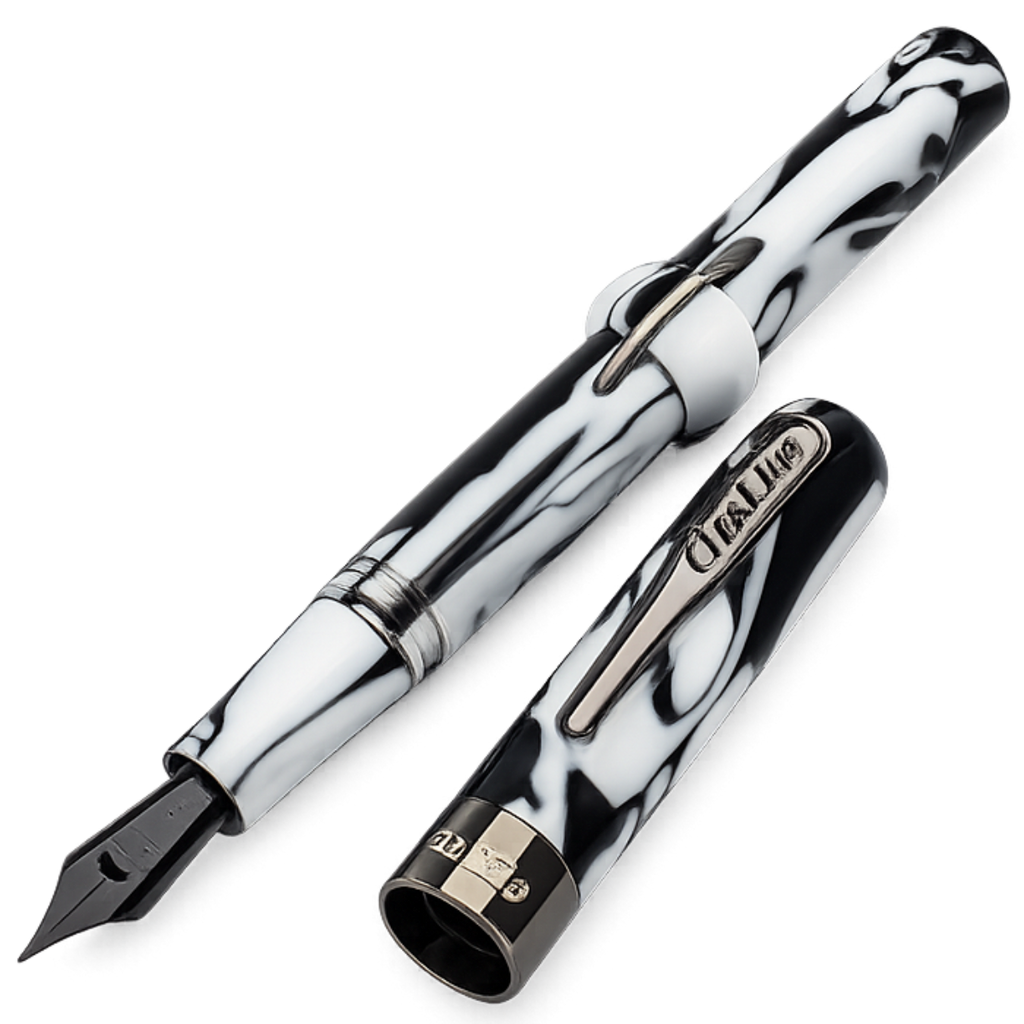 Conklin Mark Twain Fountain Pen - Limited Edition - Black/White-Pen Boutique Ltd