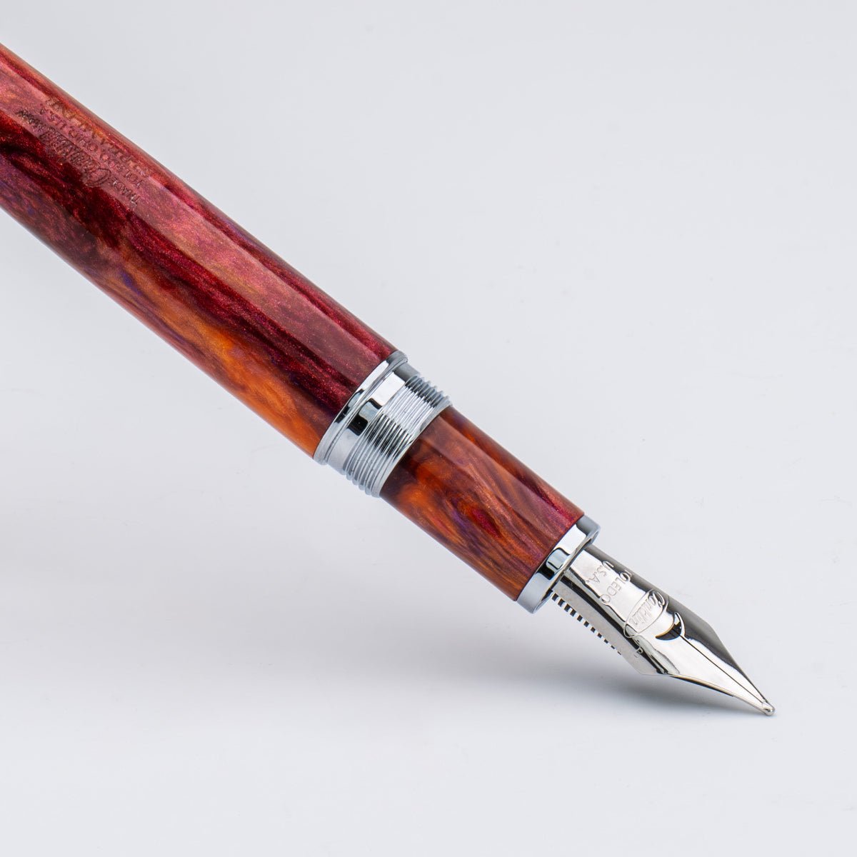 Conklin Streamline Fountain Pen - Glossy Sunset Medley - Chrome Trim (Limited Edition) - Pen Boutique Ltd