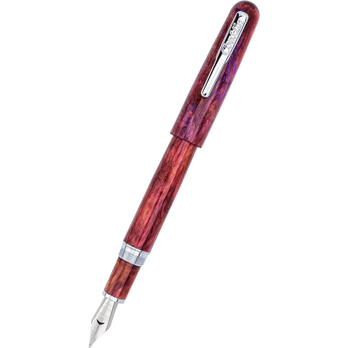 Conklin Streamline Fountain Pen - Glossy Sunset Medley - Chrome Trim (Limited Edition) - Pen Boutique Ltd