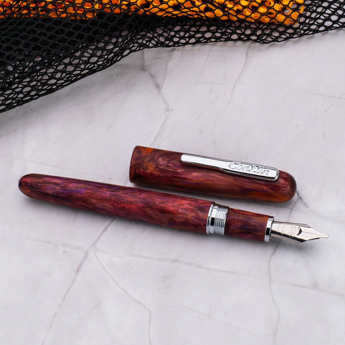 Conklin Streamline Fountain Pen - Matte Sunset Medley - Chrome Trim (Limited Edition) - Pen Boutique Ltd