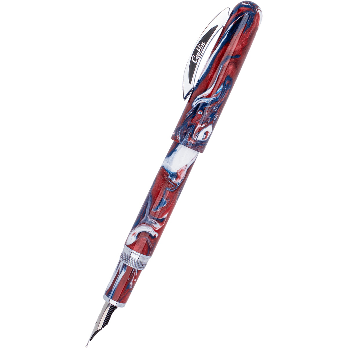 Conklin Streamline Fountain Pen - USA 250 - Chrome Trim (Limited Edition) - Pen Boutique Ltd