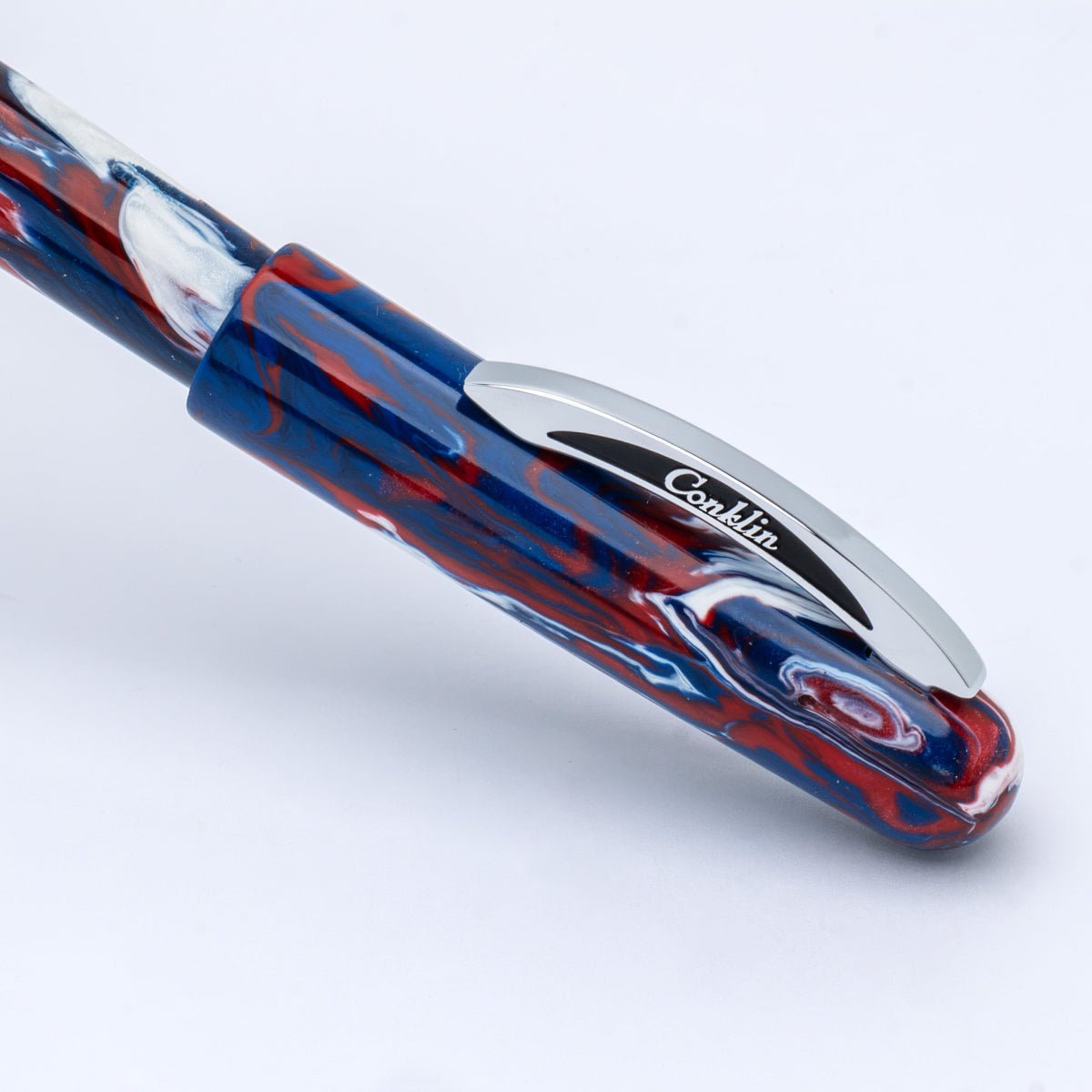 Conklin Streamline Rollerball Pen - USA 250 - Chrome Trim (Limited Edition) - Pen Boutique Ltd
