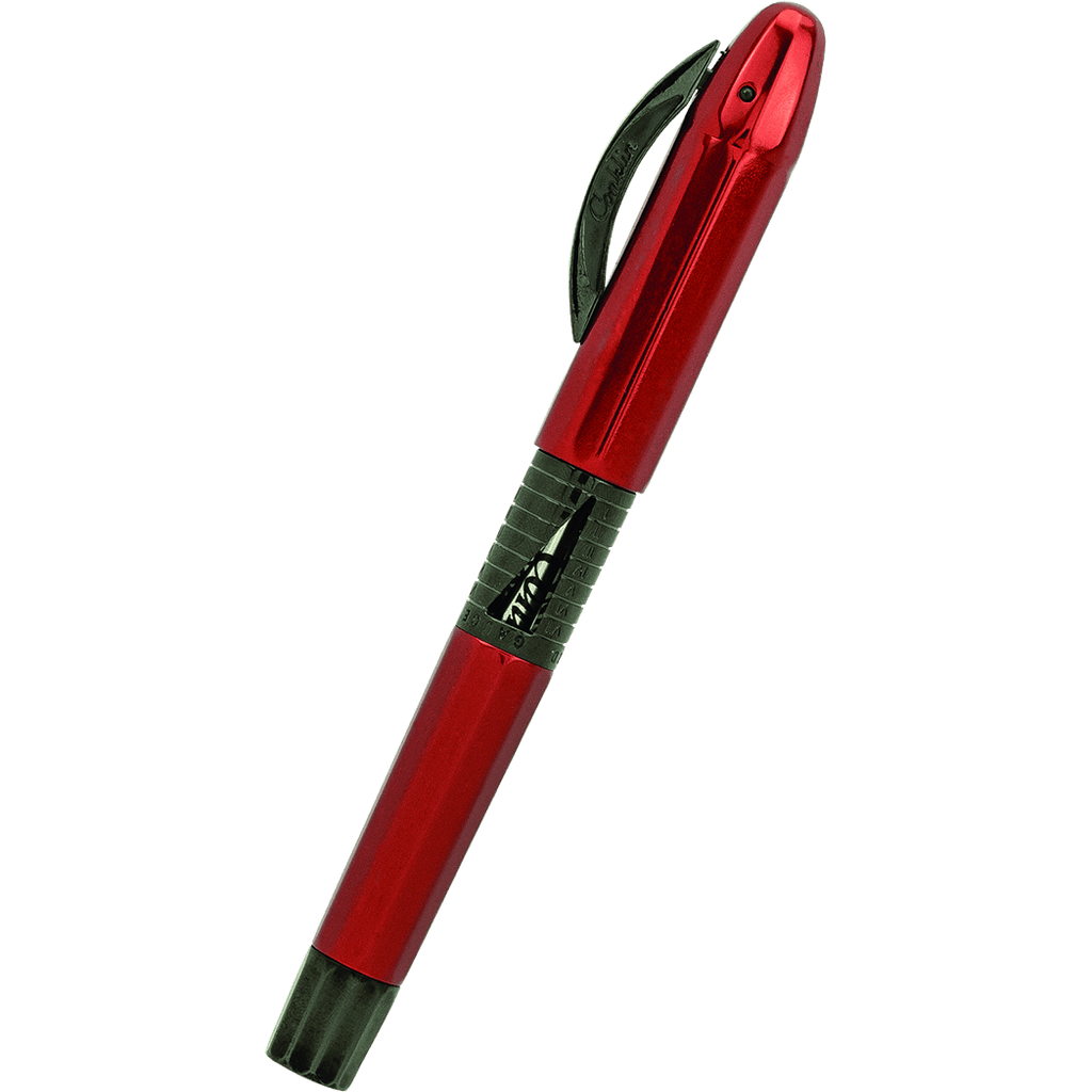 Conklin Classic 125th Anniversary Fountain Pen - Red - Black Trim (Limited Edition) - Pen Boutique Ltd