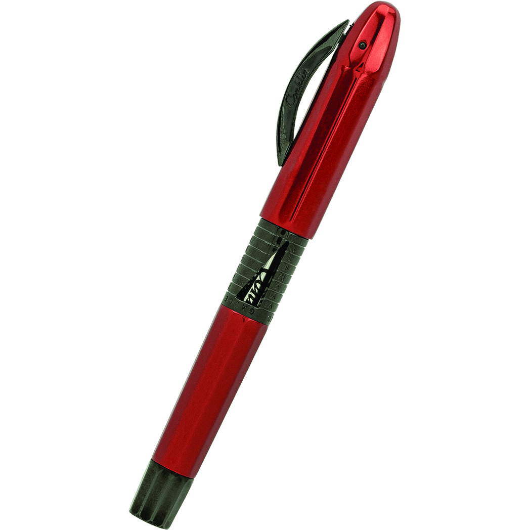 Conklin Classic 125th Anniversary Fountain Pen - Red - Black Trim (Limited Edition) - Pen Boutique Ltd