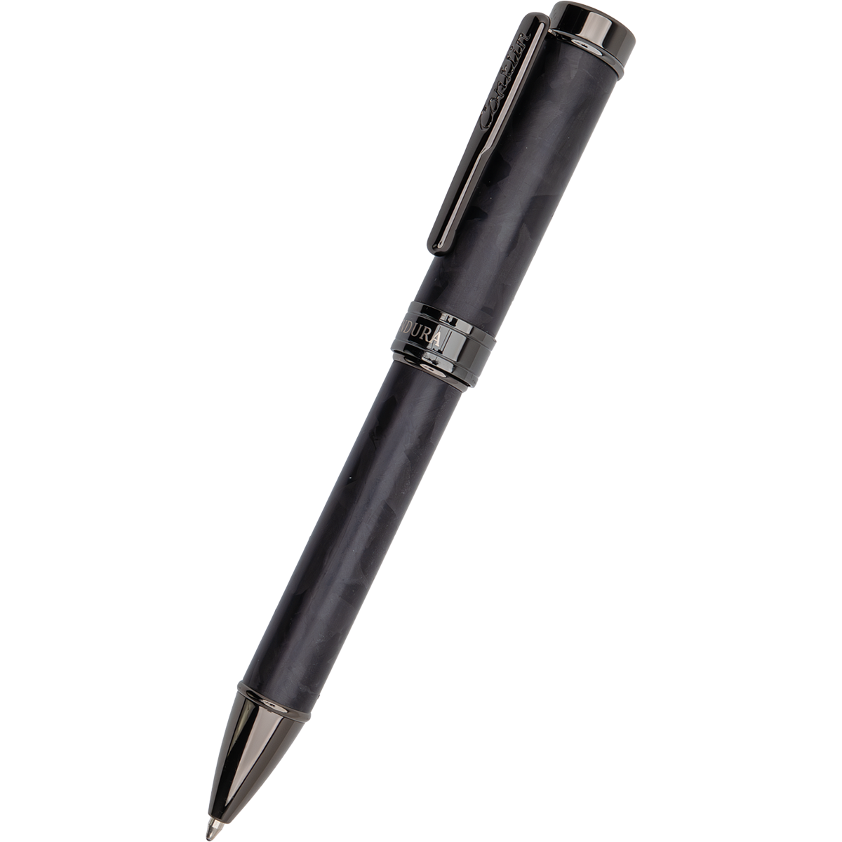 Conklin Endura Ballpoint Pen - Forged Carbon Fiber - Gunmetal Trim (Numbered Edition)