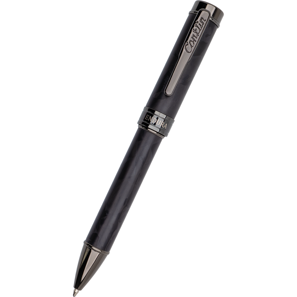 Conklin Endura Ballpoint Pen - Forged Carbon Fiber - Gunmetal Trim (Numbered Edition)