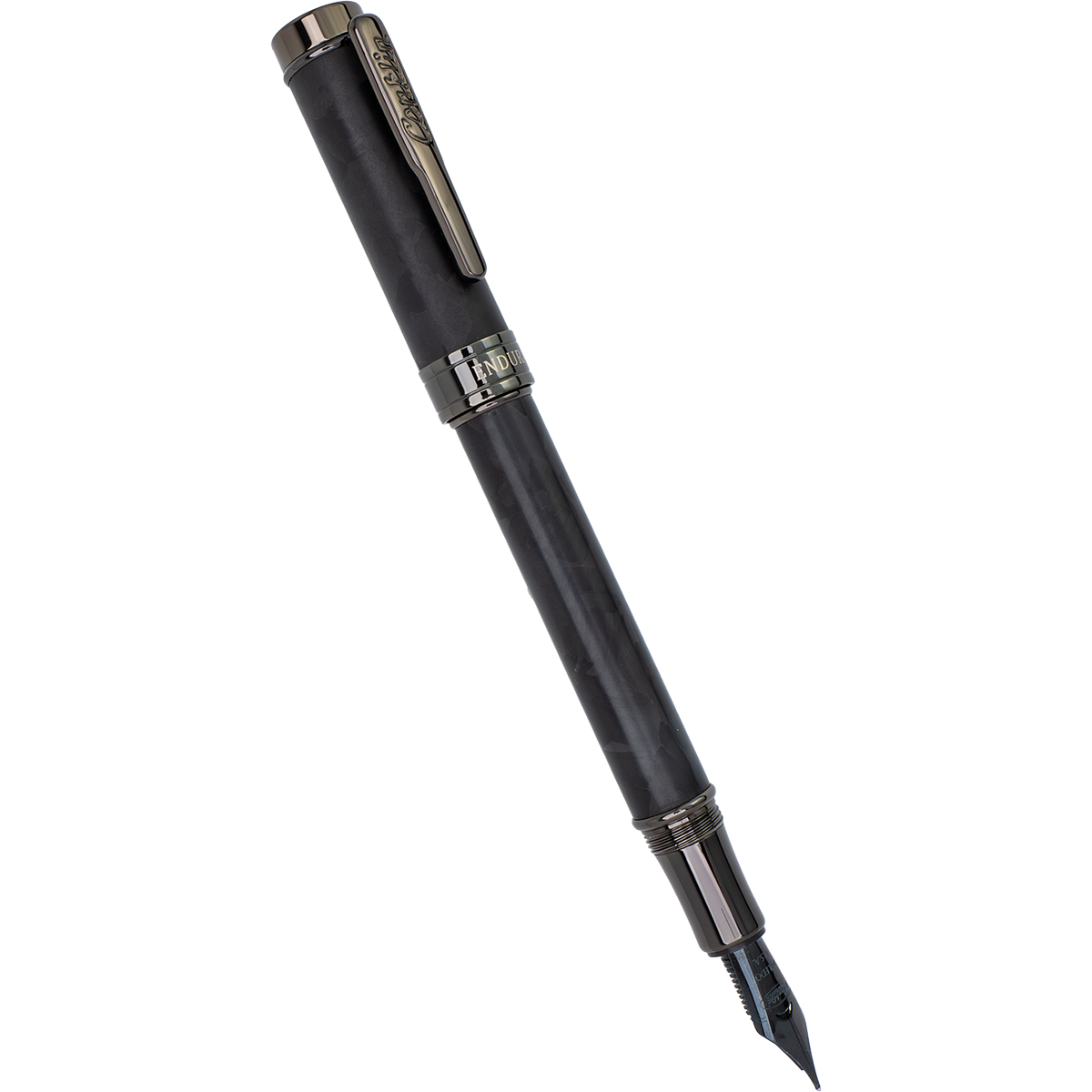 Conklin Endura Fountain Pen - Forged Carbon Fiber - Gunmetal Trim (Numbered Edition)