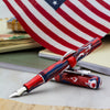 Conklin Mark Twain Crescent Fountain Pen - Limited Edition - USA 250 - Chrome Trim