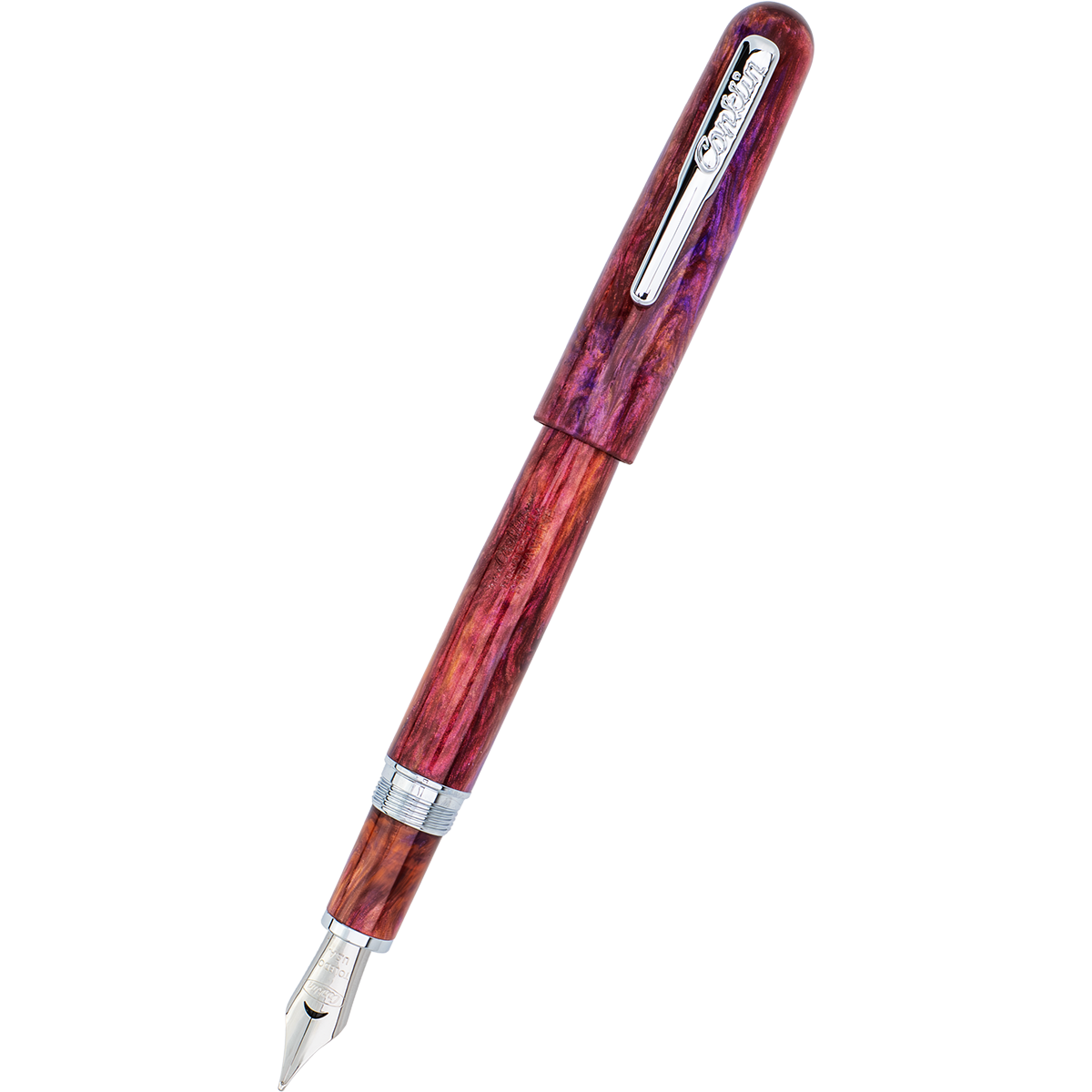Conklin Streamline Fountain Pen - Glossy Sunset Medley - Chrome Trim (Limited Edition)