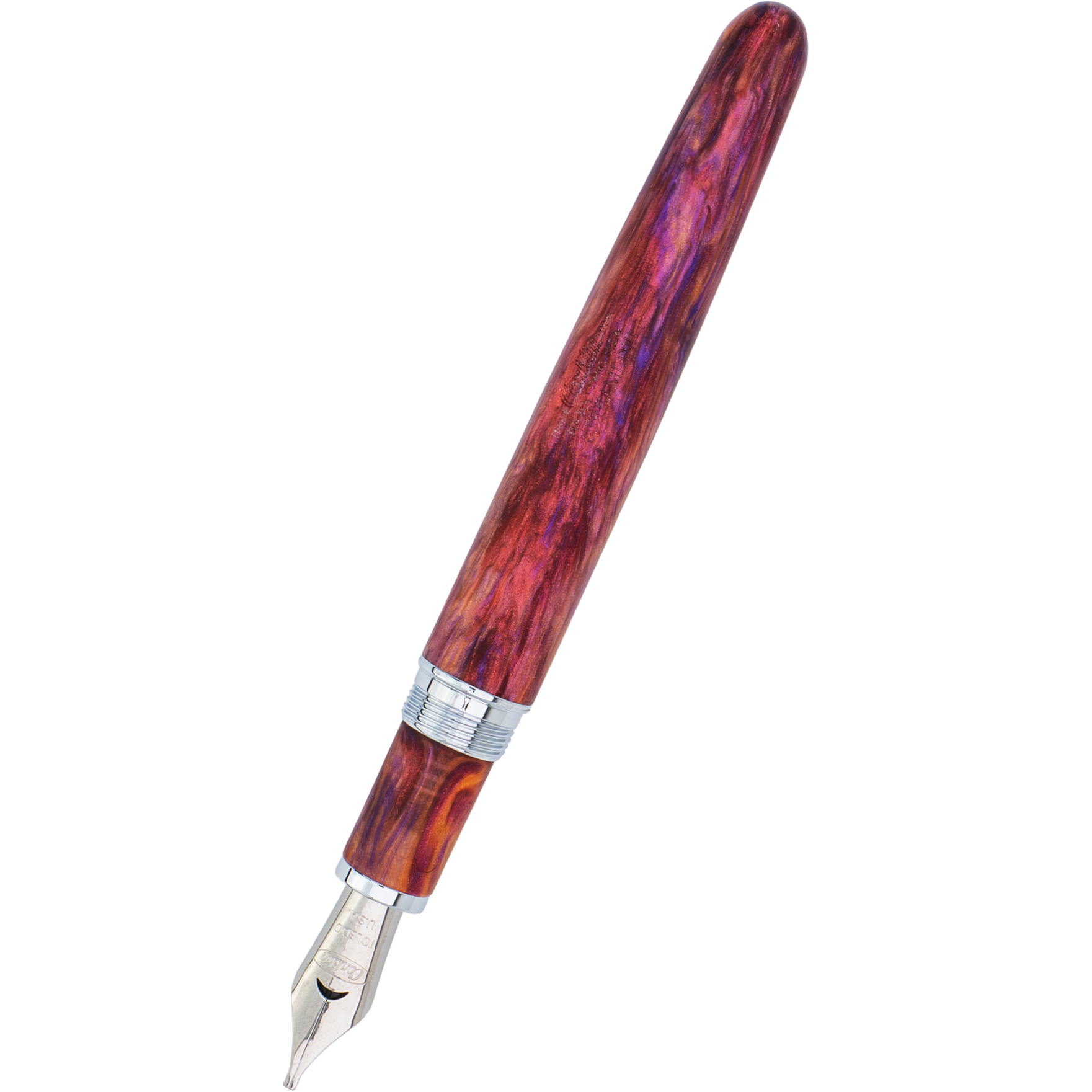 Conklin Streamline Fountain Pen - Matte Sunset Medley - Chrome Trim (Limited Edition)